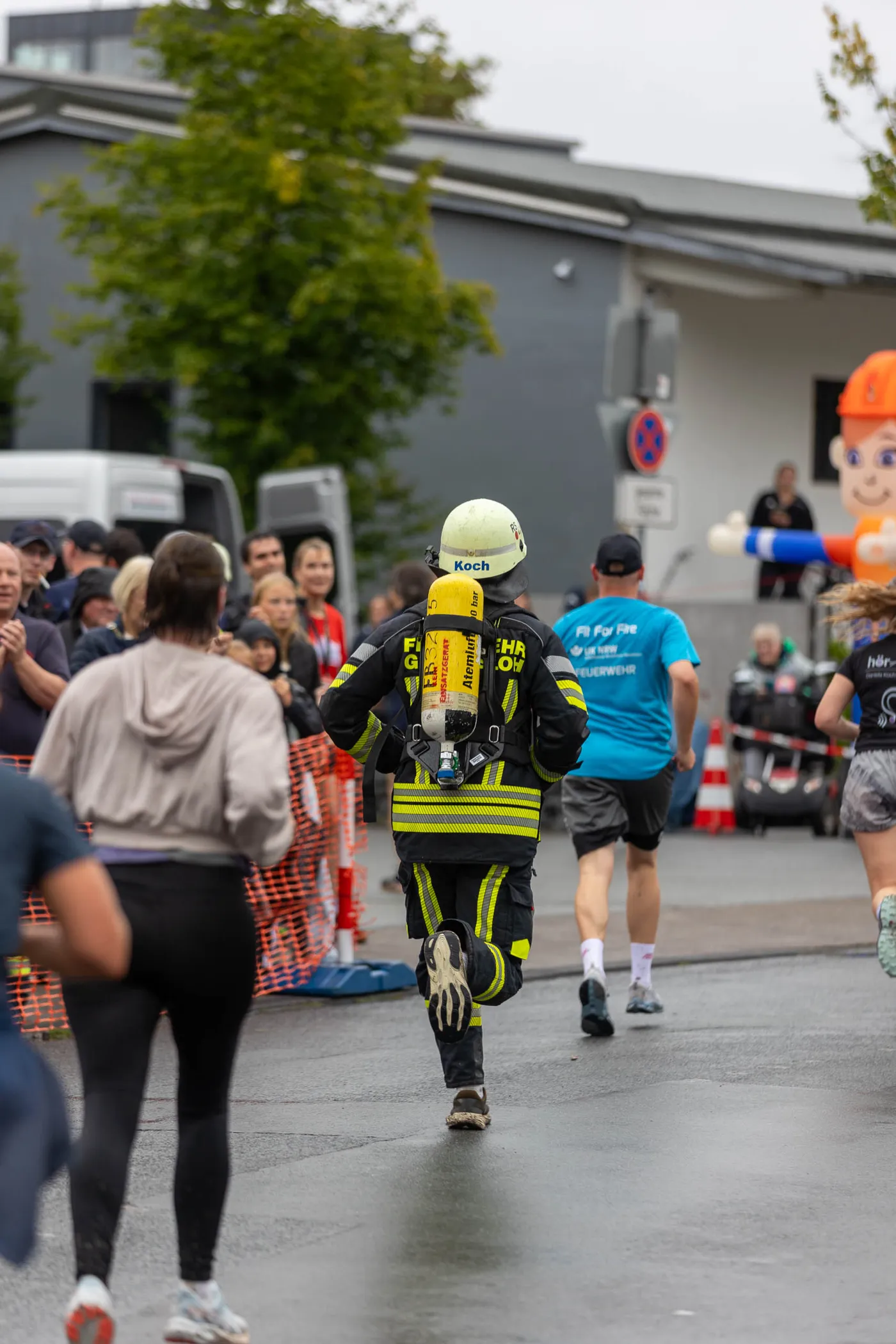 Firefighters Running Race Event