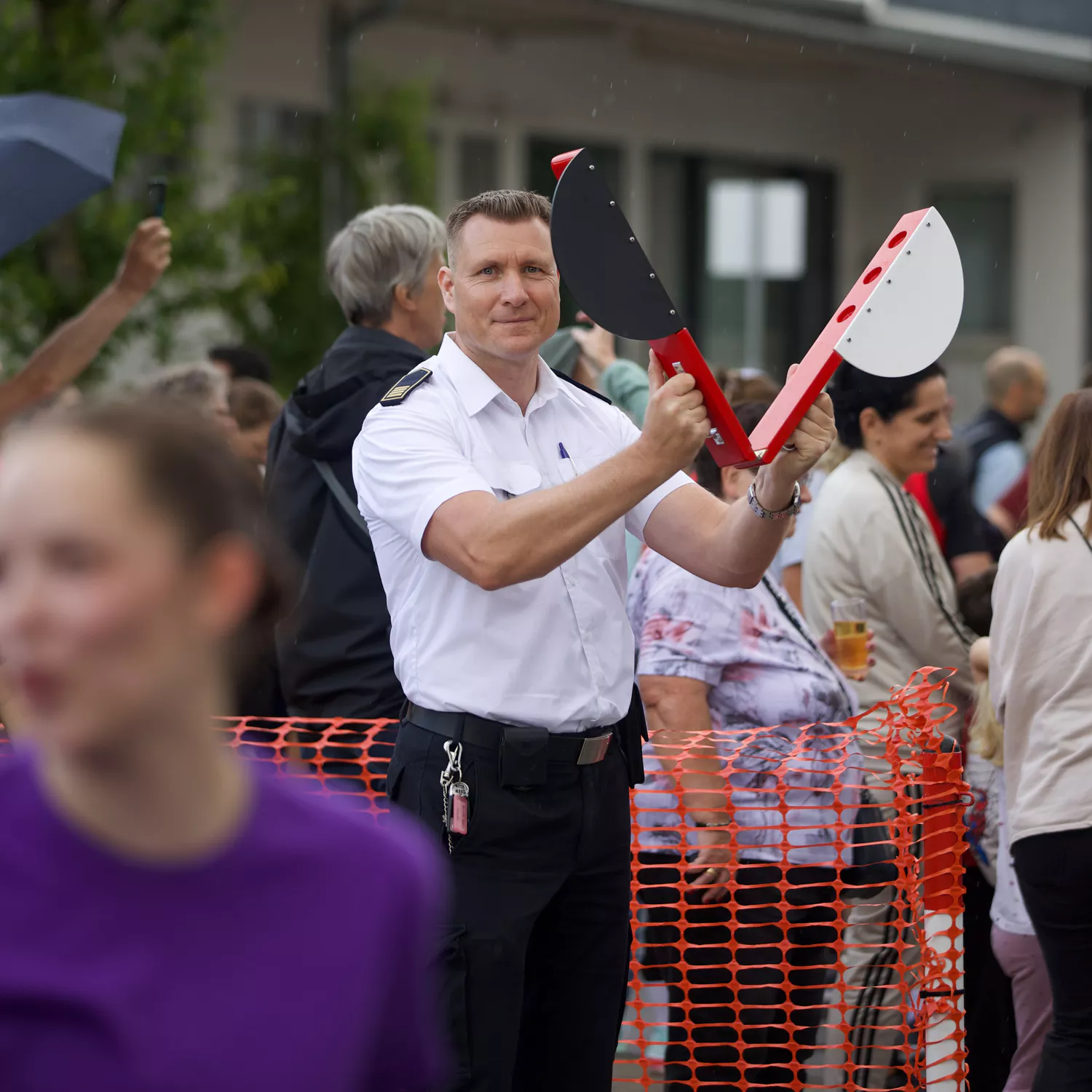 Children participating in the kids' race